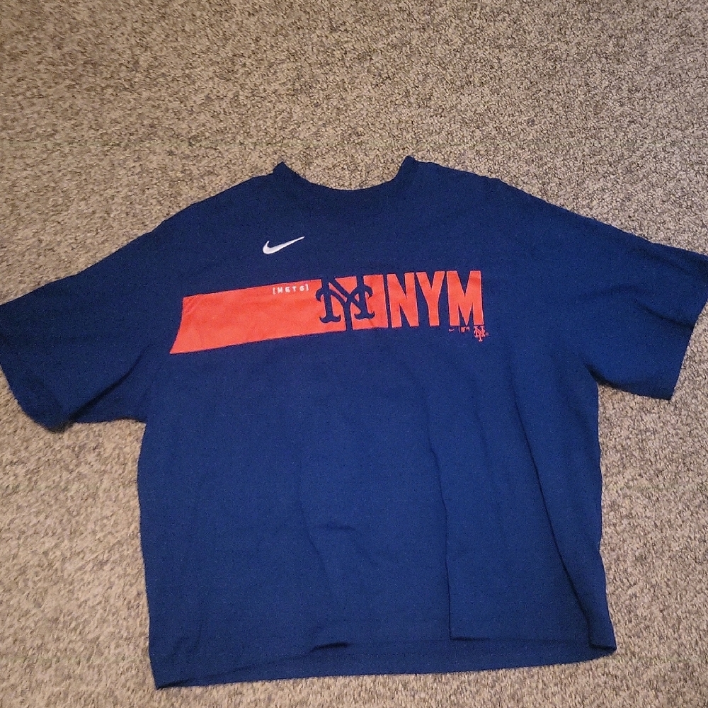 Womens New York Mets Crop Top
